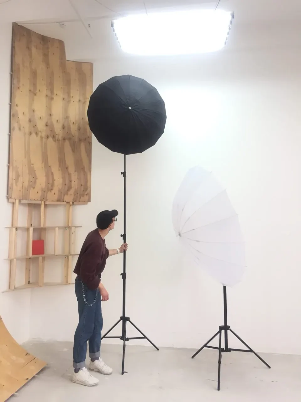 Бекстейдж из фотостудии.