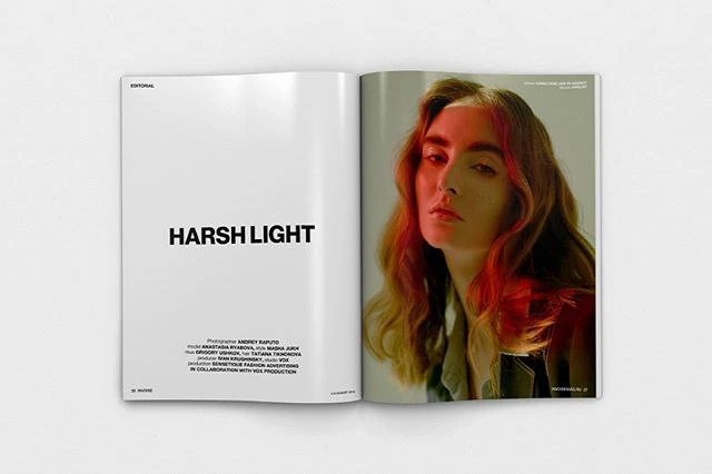 Harshlight эдиториал фотсъемка 2018